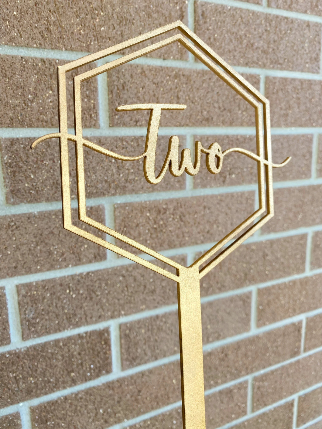 Modern Wedding Table numbers - Acrylic event decor - Gold numbers for weddings, functions & Dinner parties