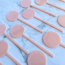Load image into Gallery viewer, Personalised Drinks Stirrers | Cocktails | drink markers | name stirrers
