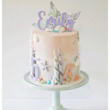 Load image into Gallery viewer, Name and Number cake Topper - Acrylic Topper
