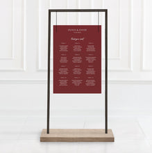 Load image into Gallery viewer, Guest seating sign | Seating chart sign | Wedding seating chart | Find your seat |
