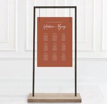 Load image into Gallery viewer, Guest seating sign | Seating chart sign | Wedding seating chart | Find your seat |
