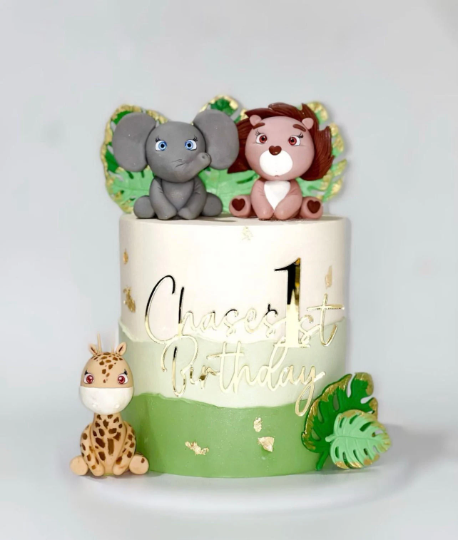 1st Birthday Cake Topper / First Birthday / Cake decor / Modern Cake topper / Birthday Topper