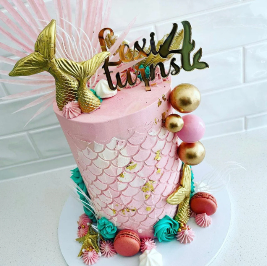 Customised cake topper | mermaid cake topper | mermaid party